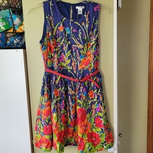 Modcloth Flowered Dress